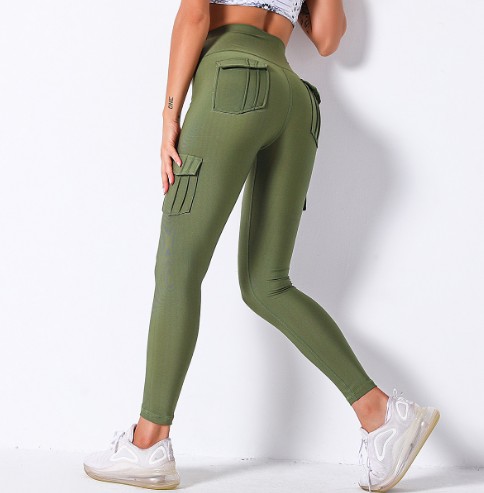 Картинка Леггинсы гладкие сзади и по бокам карманы от магазина LonnaMag