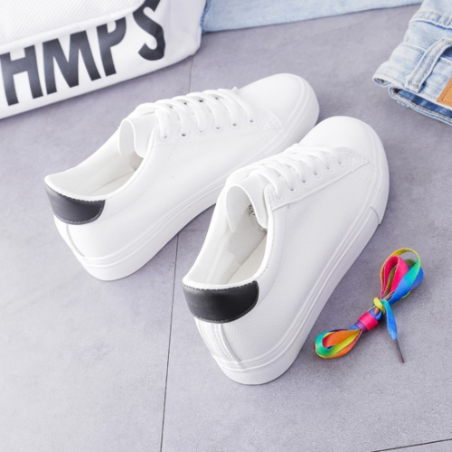 картинка Базовые кеды DD&OO эко-кожа - черный задник от магазина LonnaMag