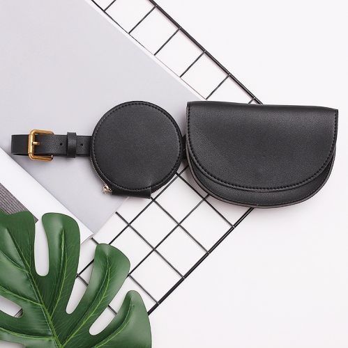 картинка Поясная сумка (комплект: полукруг, круг и ремень) от магазина LonnaMag