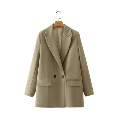 Картинка Пиджак двубортный с подкладом 2 пуговицы спереди (10 цветов) от магазина LonnaMag