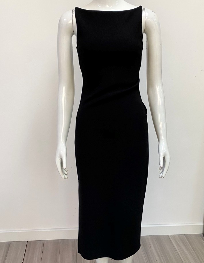 Картинка Платье миди под горло приталенное от магазина LonnaMag