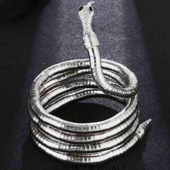 Ожерелье браслет гнущийся трансформер круглая змея
