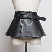 картинка Пояс баска эко-кожа с прожилками + отдельный ремень от магазина LonnaMag