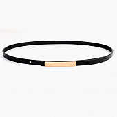 картинка Ремень тонкий с длинной овальной пряжкой от магазина LonnaMag