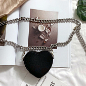 картинка Ремень-цепь замок на конце + кошелек-сердце от магазина LonnaMag