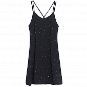 Картинка Платье мини 4 лямки перекрестие на спине белый горох от магазина LonnaMag