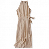Картинка Платье лен верх холтер юбка на запах от магазина LonnaMag