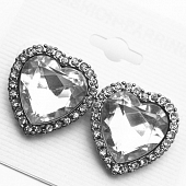 картинка Серьги камни сердца в стразах от магазина LonnaMag