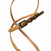 картинка Ремень LEGEND выпуклый  однотонный глянцевый 1 см от магазина LonnaMag