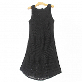 Картинка Платье плетенное из тесьмы крупная сетка без подклада от магазина LonnaMag