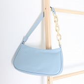 картинка Сумка багет гладкая + ручка с акриловой цепочкой от магазина LonnaMag