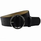 картинка Ремень кожзам ширина 3.6см серая пряжка от магазина LonnaMag