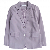 Картинка Пиджак прямой низ закруглен 2 пуговицы с разводом от магазина LonnaMag