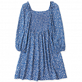 Картинка Платье грудь на резинках мелкий цветочный принт - длинный рукав от магазина LonnaMag