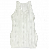 Картинка Платье пляжное вязаное мелкими и крупные дырочки разрезы по бокам от магазина LonnaMag