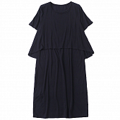 Картинка Платье макси стрейч эффект широкой футболки сверху от магазина LonnaMag