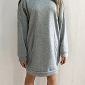 Картинка Платье толстовка двухнитка на флисе от магазина LonnaMag