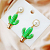 картинка Серьги пусеты кактус  от магазина LonnaMag