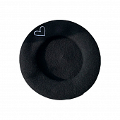 картинка Берет шерстяной контур сердечко от магазина LonnaMag