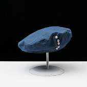 картинка Берет джинсовый 5 крупных жемчужин  от магазина LonnaMag