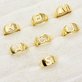 картинка Кольцо перстень Английская буква Алфавит от магазина LonnaMag