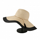 картинка Шляпа соломенная широкая цепочка кисточка от магазина LonnaMag