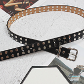 картинка Ремень плоские заклепки по всей длине от магазина LonnaMag