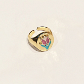 картинка Кольцо перстень Тюльпан от магазина LonnaMag