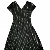 Картинка Платье эффект запаха на резинке горох большие размеры PLUSSIZE от магазина LonnaMag