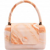 картинка Сумка округлые углы принт цветные разводы краски от магазина LonnaMag