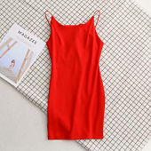 Картинка Платье супер мини тонкие лямки сзади на молнии от магазина LonnaMag