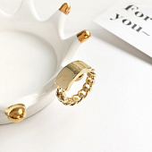 картинка Кольцо в виде цепи с пряжкой от магазина LonnaMag