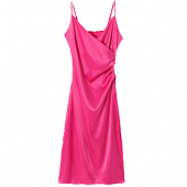 Картинка Платье комбинация грудь на запах драпировка на талии от магазина LonnaMag