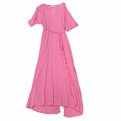 Картинка Платье макси легкое круглый вырез сзади на запах длинные завязки от магазина LonnaMag