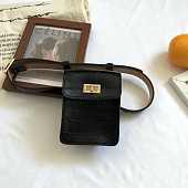 картинка Ремень рельеф крокодил + мини сумка портсигар от магазина LonnaMag