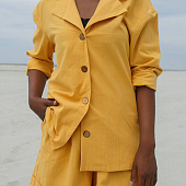 Картинка Жакет MINAKU:Safari цвет горчичный от магазина LonnaMag