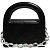картинка Сумка мини цельная ручка вырез полукруг + цепь + ремень от магазина LonnaMag