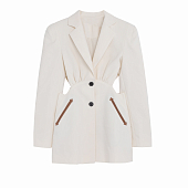 Картинка Платье пиджак мини вырезы на талии на карманах стрелки от магазина LonnaMag