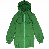 Картинка Платье мини зеленое под толстовку прошито под грудью полосы от магазина LonnaMag