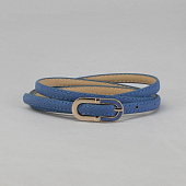 картинка Ремень гладкий, пряжка под золото, ширина - 1см от магазина LonnaMag