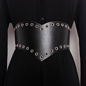 картинка Пояс корсет в виде сердца по длине у края люверсы от магазина LonnaMag