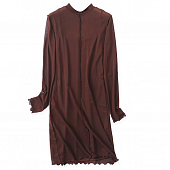 Картинка Платье из сетки под горло ворот шов по середине волнистые края от магазина LonnaMag