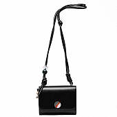 картинка Сумка маленькая квадратная длинный ремень с узелками 2 бусины от магазина LonnaMag