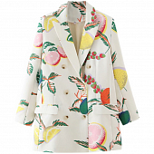 Картинка Пиджак двубортный фруктовый принт от магазина LonnaMag