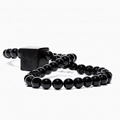 картинка Сумка мини квадратная + крупные бусины от магазина LonnaMag