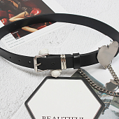 картинка Ремень большое металл сержце с цепочкой от магазина LonnaMag