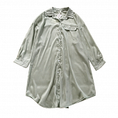 Картинка Платье рубашка однотонная длинные рукава сзади на пуговицах от магазина LonnaMag