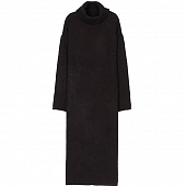 Картинка Платье вязаное рубчик широкие рукава ворот от магазина LonnaMag