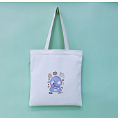 картинка Сумка шоппер дракоша фиолетовый со сладостями от магазина LonnaMag