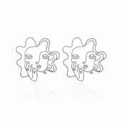картинка Серьги контур лицо девушки  от магазина LonnaMag